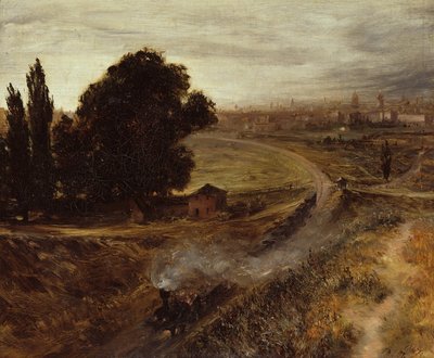 La ferrovia Berlino-Potsdam da Adolph Menzel