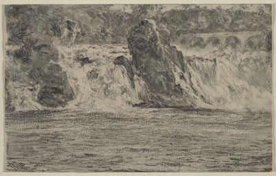 Cascate del Reno a Sciaffusa da Adolph Menzel