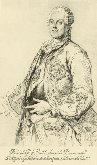 Heinrich von Brühl da Adolph Menzel