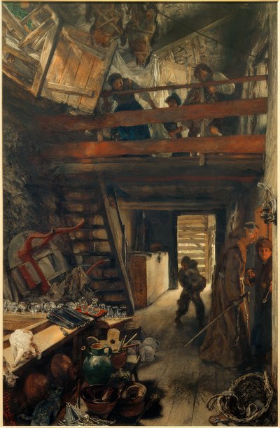 Cucina a Hofgastein da Adolph Menzel