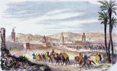 Marrakech, Marocco da Adolphe (after) Rouargue