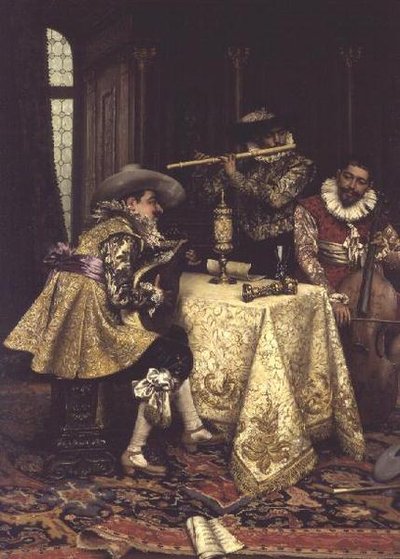 I Musicisti da Adolphe Alexandre Lesrel