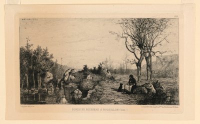 Bordi del ruscello a Rossillon da Adolphe Appian