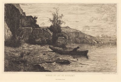 Rive del lago del Bourget da Adolphe Appian