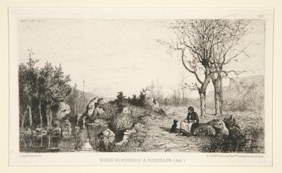 Bordi del ruscello a Rossilon (Ain) da Adolphe Appian