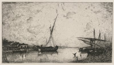 Canale ai Martigues, 1872 da Adolphe Appian