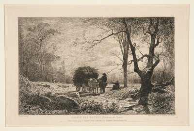 Sentiero roccioso nei dintorni di Creys da Adolphe Appian