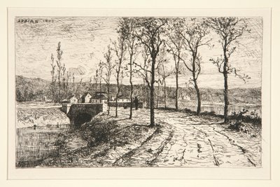 Entrata del villaggio da Adolphe Appian