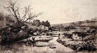 Sorgente del fiume Albarine da Adolphe Appian