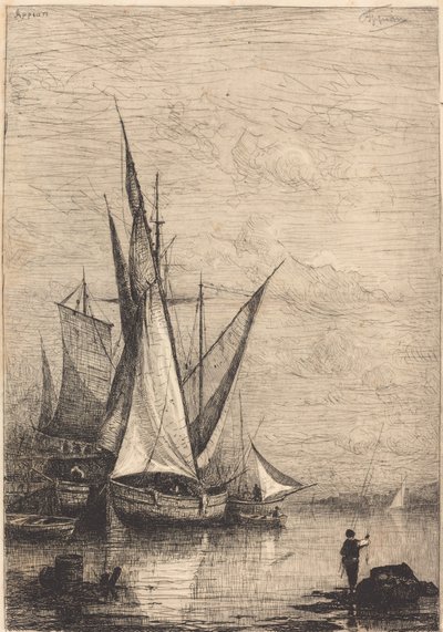 Il porto di Genova da Adolphe Appian