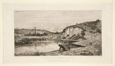 Un rocher dans les communaux de Rix (Ain) da Adolphe Appian