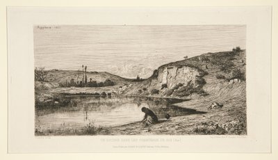 Una roccia nei terreni comunali di Rix (Ain) da Adolphe Appian