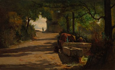 Pozzo al lato di una strada da Adolphe Appian