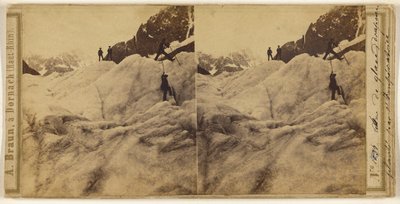 Mare di ghiaccio: bandiera piantata dall’Imperatrice da Adolphe Braun
