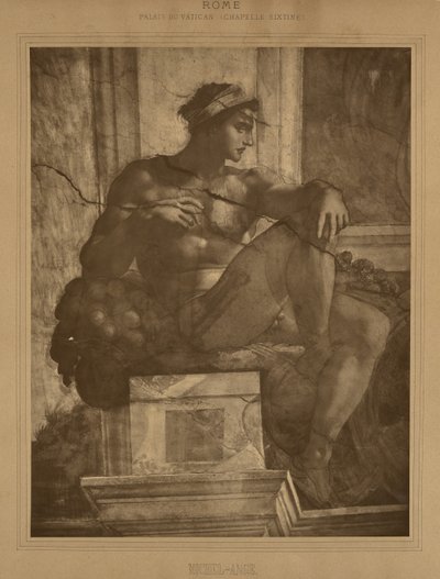 Roma - Palazzo Vaticano, Cappella Sistina, Michelangelo da Adolphe Braun