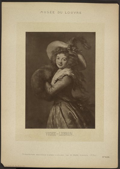 [Autoritratto di Vigee-Lebrun, Museo del Louvre] da Adolphe Braun