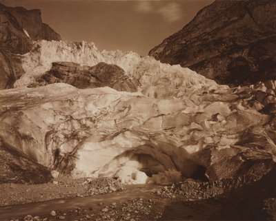 Svizzera. Grindelwald, Ghiacciaio Superiore, Sorgente della Lutschine da Adolphe Braun
