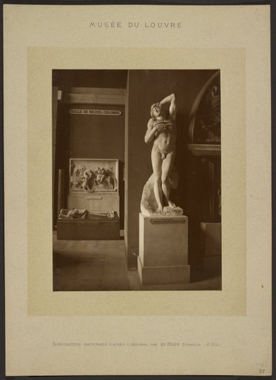 [Lo schiavo morente di Michelangelo, Museo del Louvre] da Adolphe Braun
