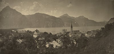Vista di Flüelen, Svizzera da Adolphe Braun