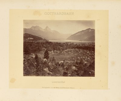 Ferrovia del Gottardo: Lowerzerthal da Adolphe Braun and Cie