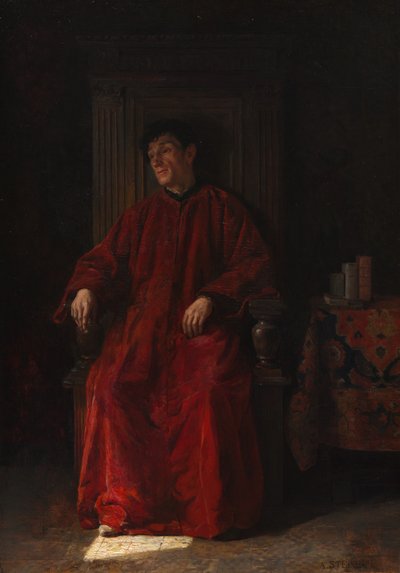 Giudice in abito rosso da Adolphe Charles Edouard Steinheil