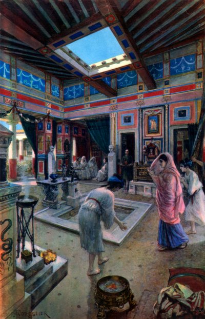 Vita domestica degli antichi romani da Adolphe Forestier
