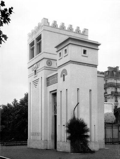 Casa assira, Esposizione Universale, Parigi, 1889 da Adolphe Giraudon