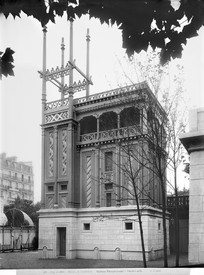 Casa fenicia, Esposizione Universale, Parigi, 1889 da Adolphe Giraudon