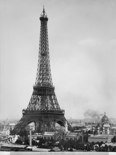 La Torre Eiffel (1887-89) fotografata durante l