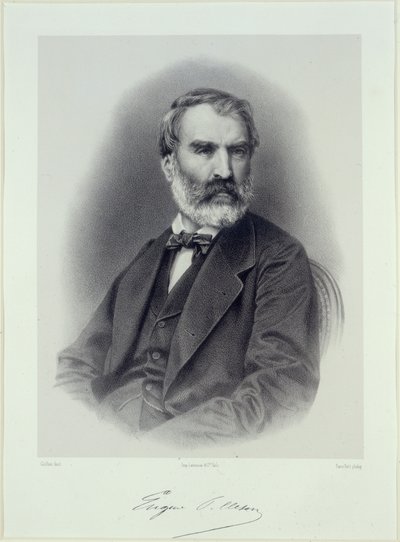 Ritratto dello scrittore Eugène Pelletan 1813-1884 da Adolphe Guillon