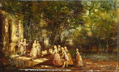 Visita alla principessa, c.1860 da Adolphe Joseph Thomas Monticelli