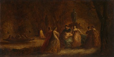 Una Festa nel Bosco, c.1853-1857 o c.1862 da Adolphe Joseph Thomas Monticelli