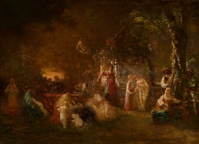 Fête Champêtre, c.1844-86 da Adolphe Joseph Thomas Monticelli