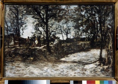 Paesaggio. Fontainebleau da Adolphe Joseph Thomas Monticelli