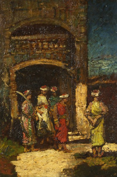 Il boia da Adolphe Joseph Thomas Monticelli