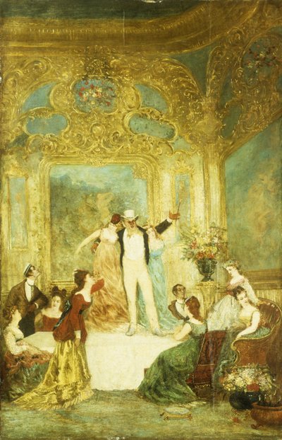 Una serata da la Paiva da Adolphe Joseph Thomas Monticelli