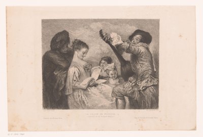 Compagnia musicale da Adolphe Lalauze