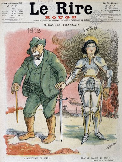 Prima Guerra Mondiale (1914-1918): miracoli francesi, Georges Clemenceau nel 1918 e Giovanna d
