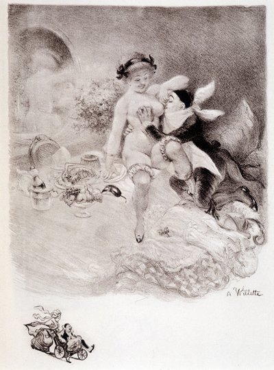 Gola - disegno di Willette da Adolphe Leon Willette