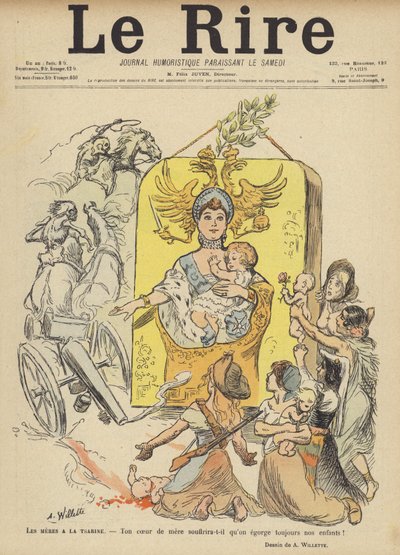 Illustrazione per Le Rire da Adolphe Leon Willette