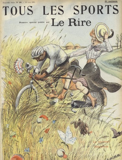 Illustrazione per Le Rire da Adolphe Leon Willette