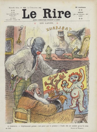 Illustrazione per Le Rire da Adolphe Leon Willette