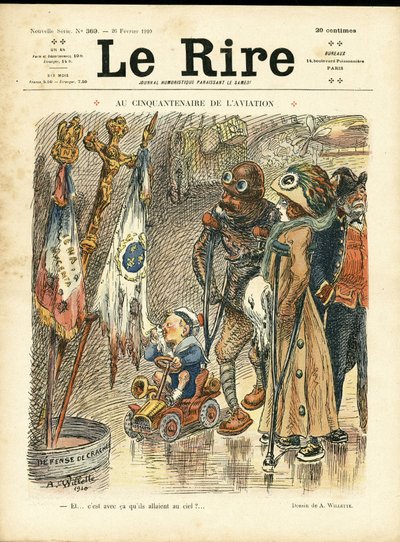 Illustrazione di Adolphe dit Willette per la copertina di Le Rire, 26/02/10 - Al cinquantesimo anniversario dell