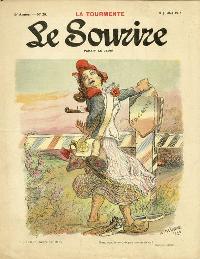 Le coup dans le dos da Adolphe Leon Willette