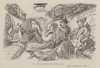 Solo gli inglesi sanno viaggiare da Adolphe Leon Willette