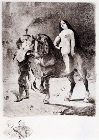 Orgoglio - Disegno di Willette da Adolphe Leon Willette
