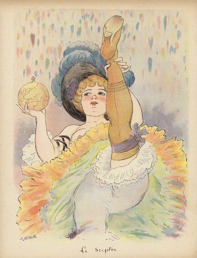 Lo scettro da Adolphe Leon Willette