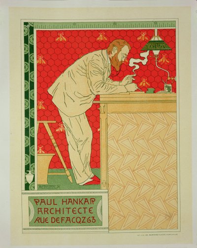 Riproduzione di un poster pubblicitario 