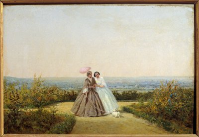 Donne nel giardino da Adolphe Martial Potemont