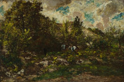 Autunno, c. 1867-1869 da Adolphe Joseph Thomas Monticelli